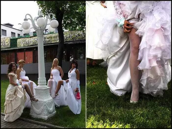 свадебное платье и кроссовки. можно ли надевать свадебное платье. выбор платья на свадьбу. свадебные наряды. одевание невесты на свадьбу.