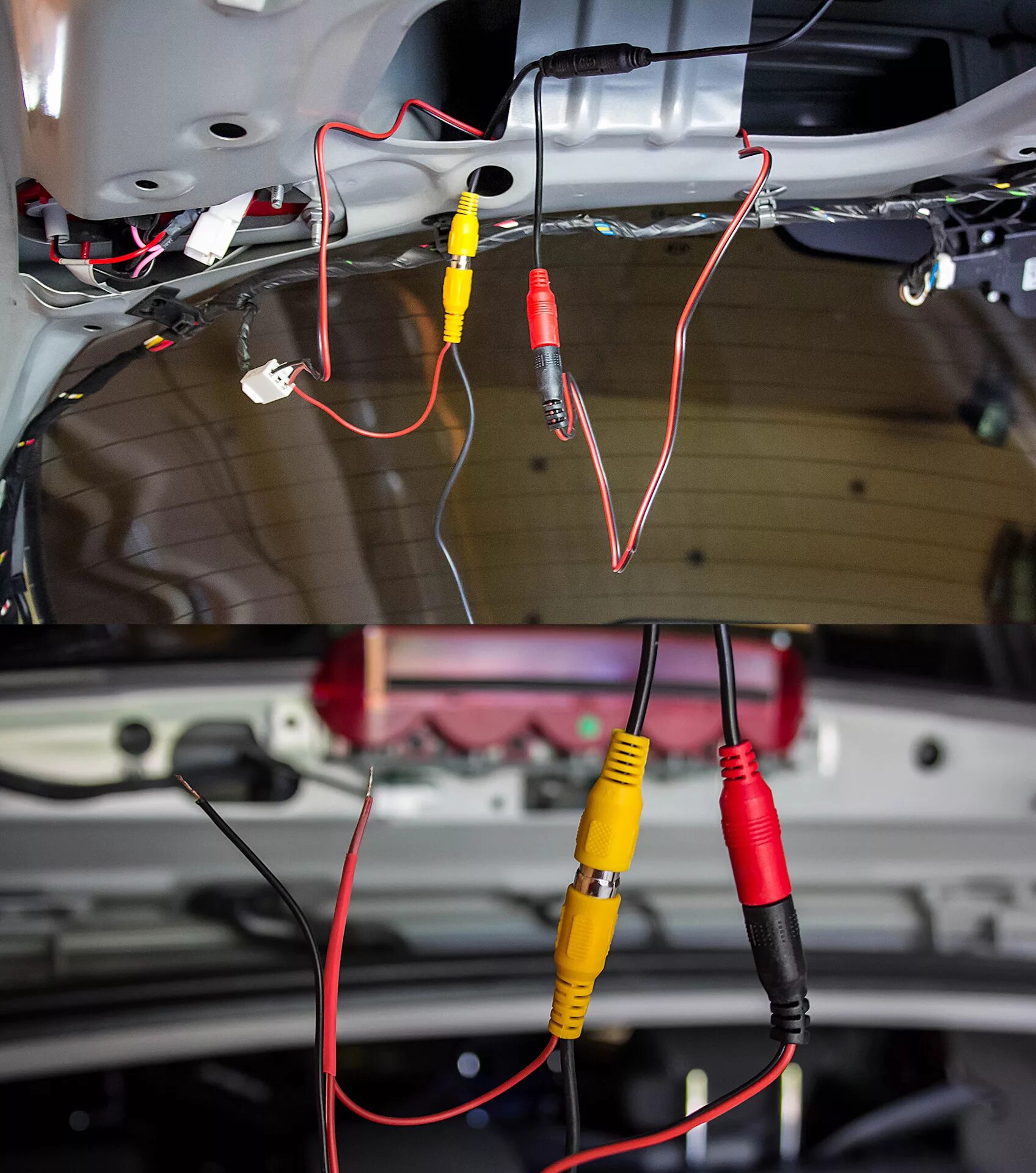 Установка камеры заднего вида на ГУ Infidini - KIA Sportage (3G), 2 л, 2015 года