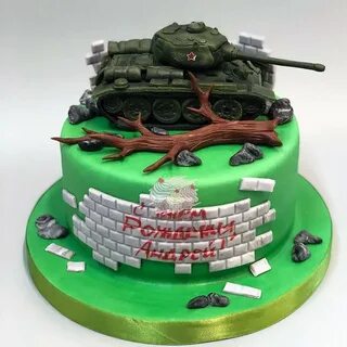 Торт в виде танков