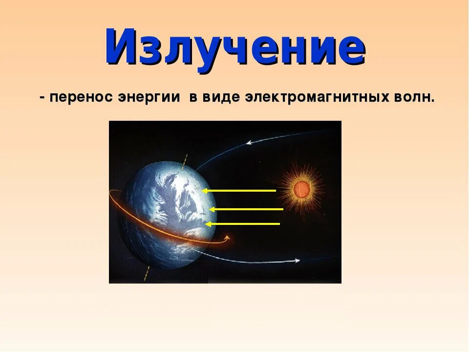 Излучение это в физике. Энергия излучения w. Излучение физика 8 класс. Пример излучения в физике.