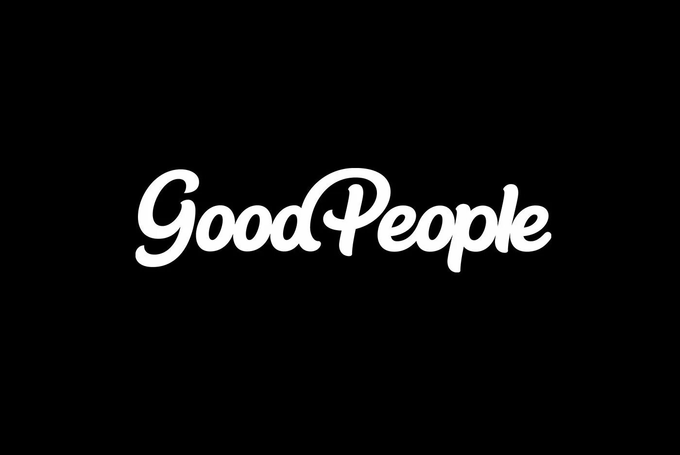 People script. Good people. Logo people good. Портфолио лого текстом. Студия good people.