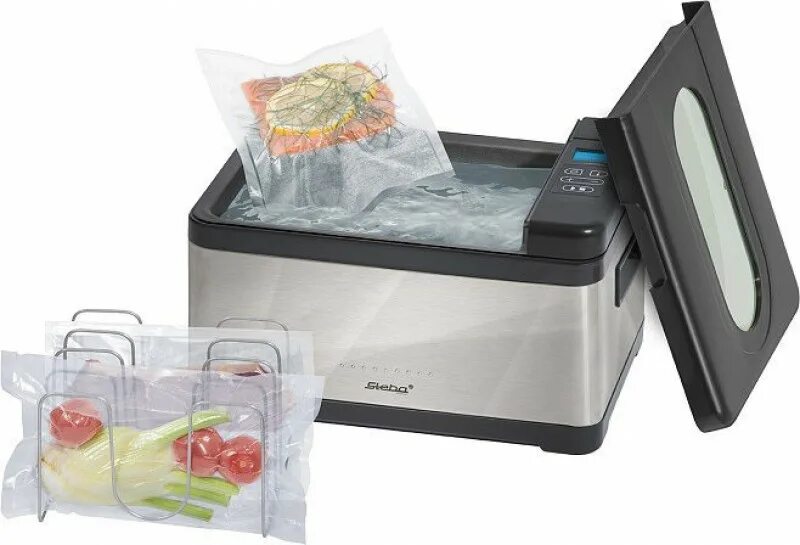 Су вид (sous vide). Технология sous vide — Су вид). Аппарат sous vide VIATTO sv120. Аппарат sous-vide погружной sv805.