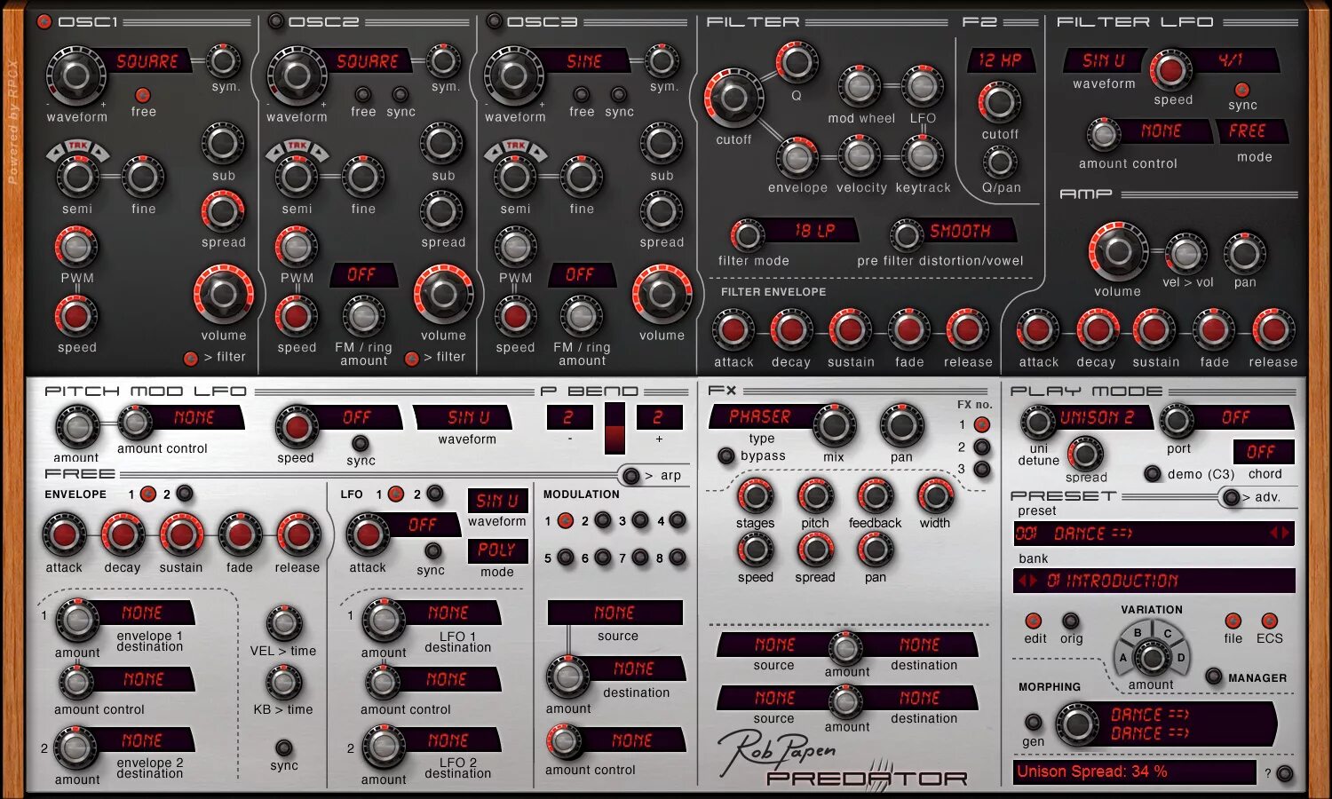 Rob.Papen.Predator.2.v1.0.3-r2r [синтезатор]. Sirius Synth VST. Роб Папен предатор. Rob Papen Predator 3. See plugins