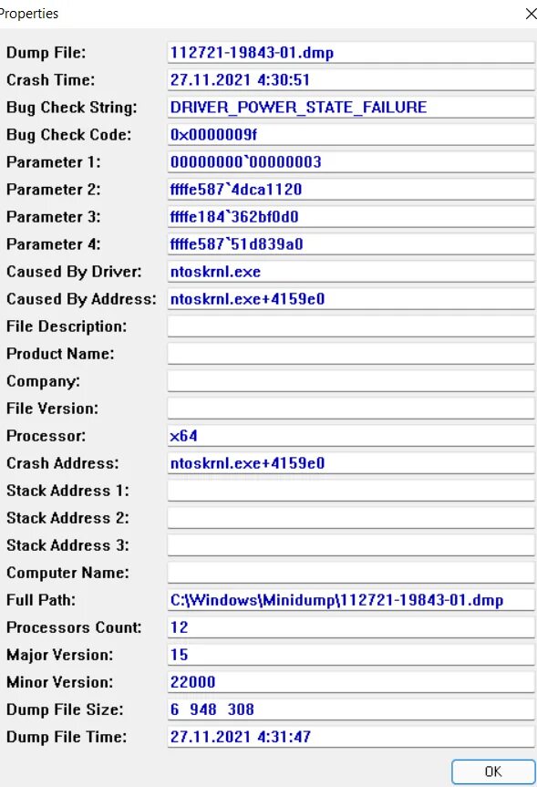 Ошибка ntoskrnl exe windows. Что такое файл дампа. ntoskrnl. ntoskrnl.exe. system product name драйвера.