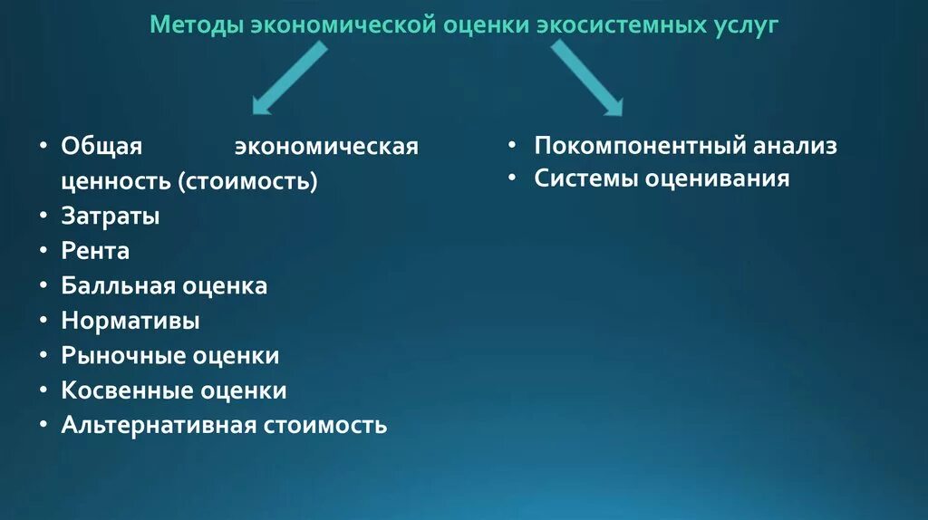 Методология экономической оценки. Методы оценки экосистемных услуг. Экономическая оценка экосистемных услуг. Методы оценки в экономике. Методы оценки экономических систем.