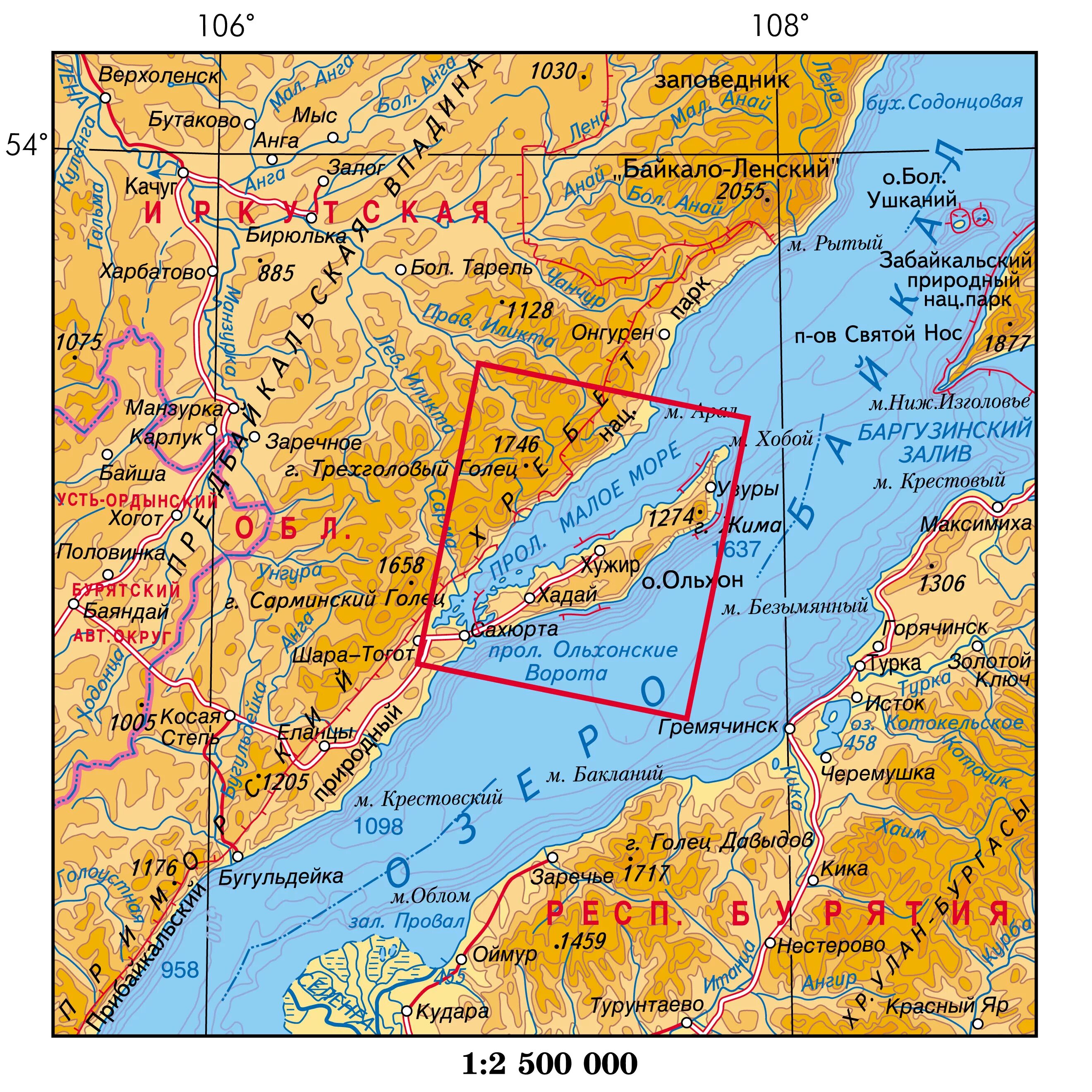 Где находится байкальское озеро. Приморский хребет на Байкале на карте. Приморский и Байкальский хребты на карте. Байкальский хребет на карте. Где находится Байкальский хребет на карте.