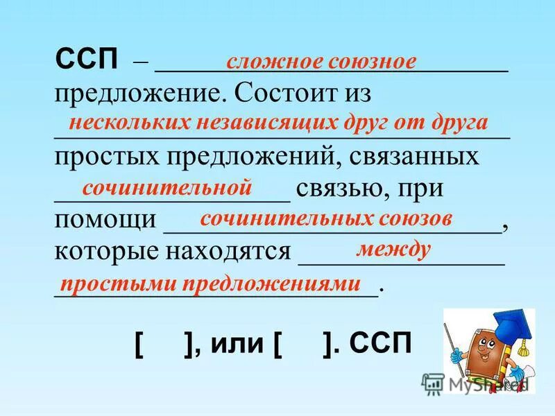 Сложносочиненные союзные слова