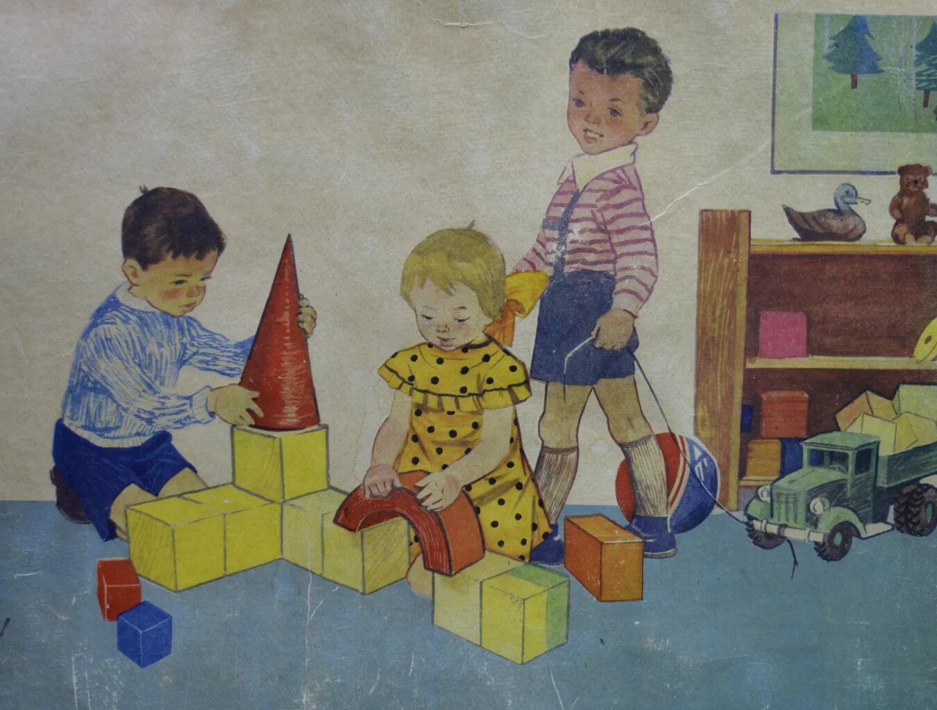 Дети играют в кубики картина Езикеева и Радина. Играем в кубики е.Радина в.Езикеева. Рассматривание картины дети играют в кубики Гербова. Сюжетные картинки младшей группы