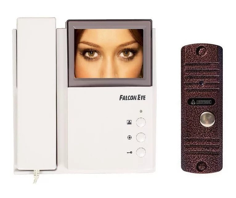 Купить видеодомофон для частного. Видеодомофон Фалькон Fe-4chp2. Домофон Falcon Eye Fe-4chp2. Falcon Eye Fe видеодомофон. Видеодомофон Falcon Eye Fe-Kit.