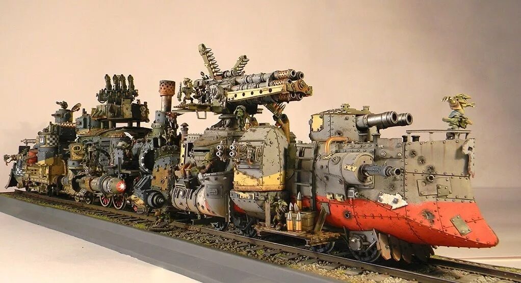 Battle train. Warhammer 40000 бронепоезд. Вархаммер 40000 бронепоезд. Броневагон вархаммер 40000. Вархаммер фэнтези конверсии.