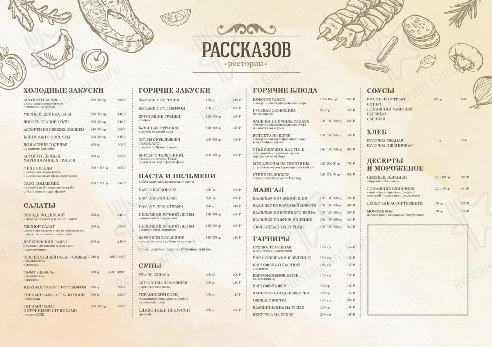 Кафе городок рязань меню. Кафе-бар блюда. рязань рестораны и кафе.