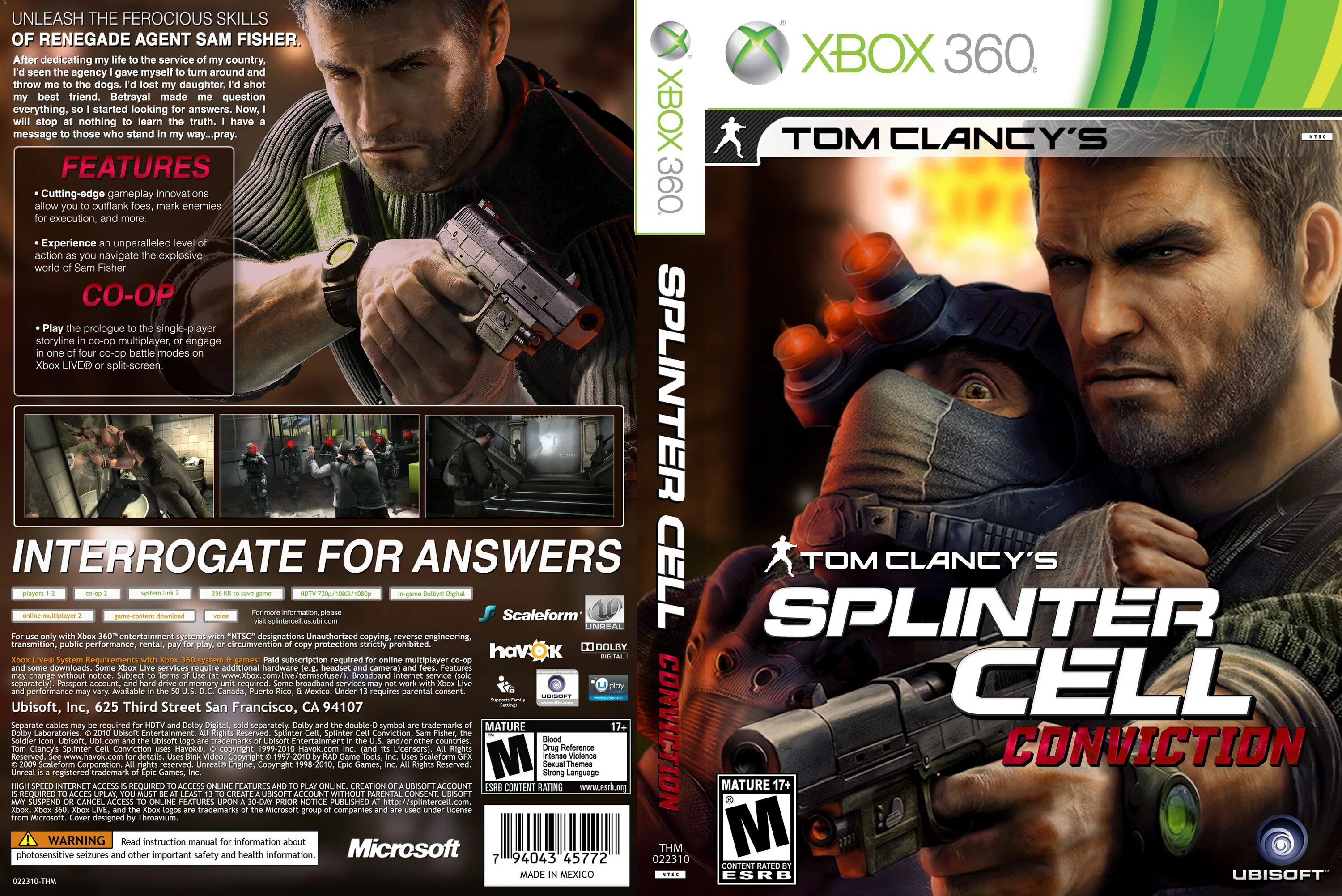 Игра на память 2024. Сплинтер селл Xbox 360. Сплинтер селл на иксбокс 360. Splinter Cell conviction Xbox 360 обложка. Tom Clancy s Splinter Cell conviction Xbox 360.