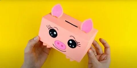 Как сделать копилку из бумаги своими руками