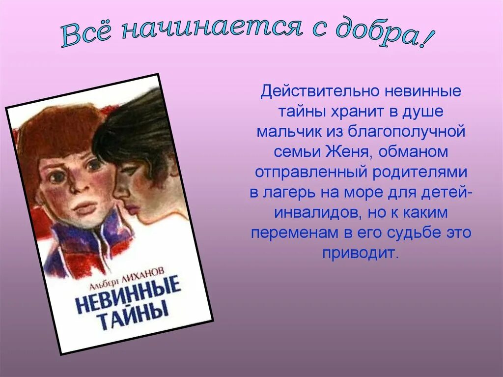 Читать яну невинную. Невинные тайны Альберт Лиханов. «Невинные тайны» Лиханов а.а. книга. Краткое содержание "невинные тайны". Невинные тайны Альберт Лиханов читать.