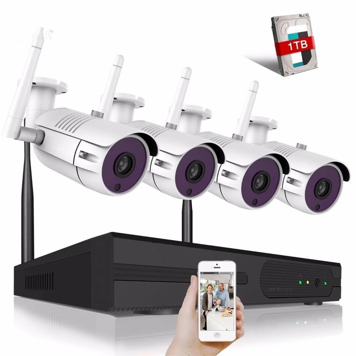 IP-камера видеонаблюдения, беспроводная, Wi-Fi, 720p, 960p, 1080p 4.7. CCTV камера WIFI. Комплект видеонаблюдения 1080p вайфай камеры. Камера видеонаблюдения без wifi