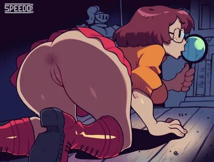 Velma bent Over Looking For Clues (Speedo) Scooby Doo.