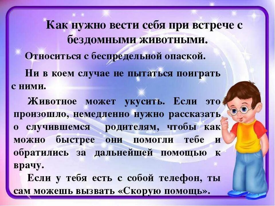 Как надо себя вести после