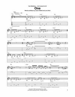 Metallica tabs