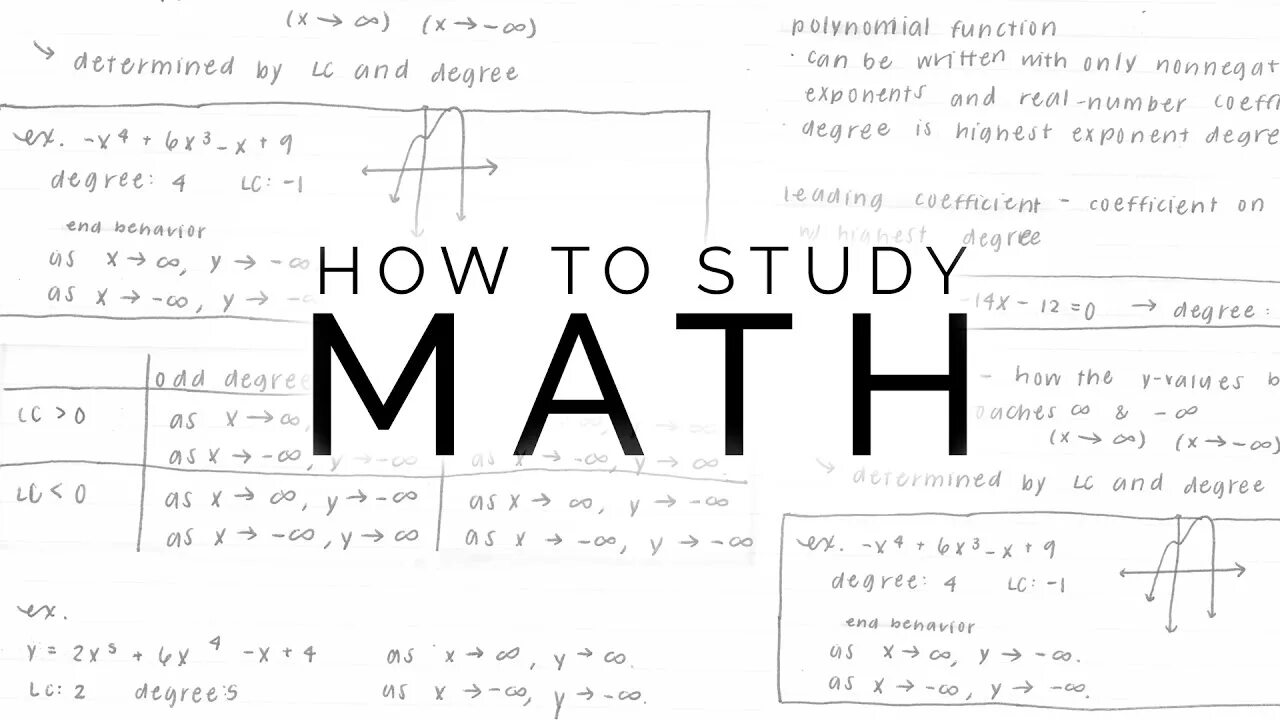 How math. Math study. math notes. studying math.