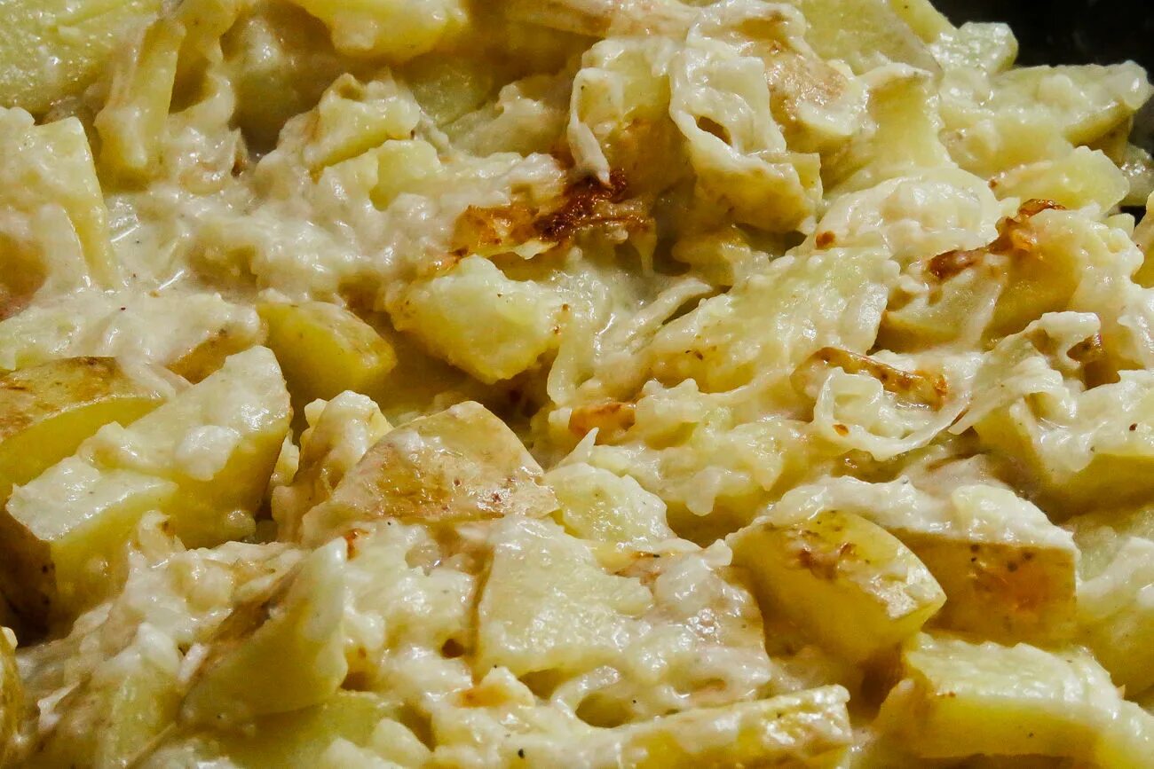 Картофель в сливках в духовке рецепт с фото ГотовлюЯ