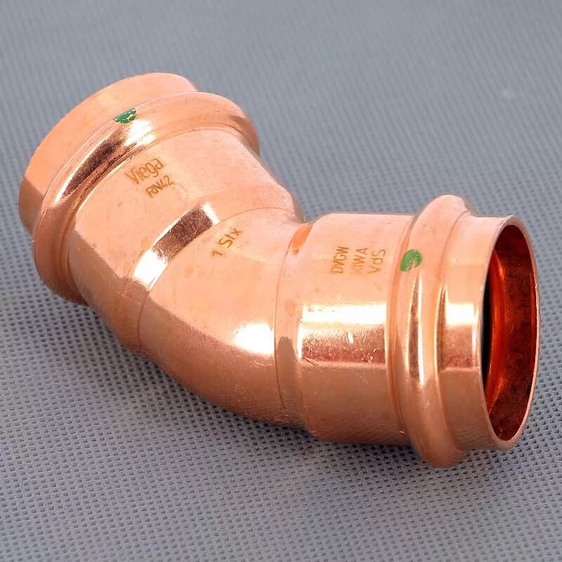 отвод медный 45 градусов. 45 медных. 45 медных. 45 медных. угол viega profipress 292348.