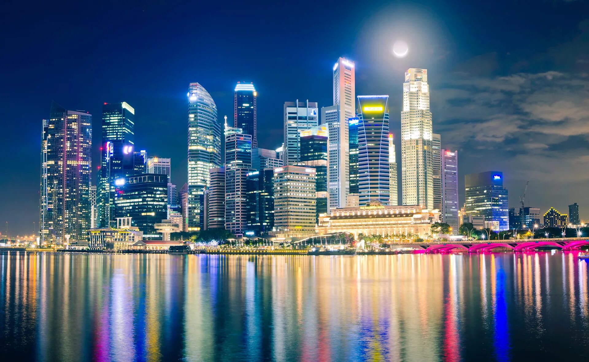 Самые классные города. Город Сингапур (Singapore City). Сингапур небоскребы. Ночные небоскребы Сингапура. Сингапур Сити ночной.