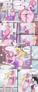 finn the human, marceline, princess bubblegum, adventure time, comic, comic...