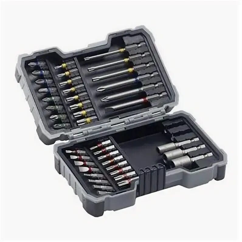 Набор 43. Набор бит bosch 2607017164 43шт. набор бит бош 43 предмета. bit set bosch 2.607.017.164, 43 pcs., multi-colored.