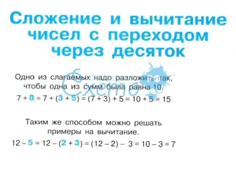 Урок сложение с переходом через десяток. Таблица с переходом через десяток. Табличное сложение с переходом через десяток. Таблица примеров с переходом через десяток. Таблица с переходом через разряд.