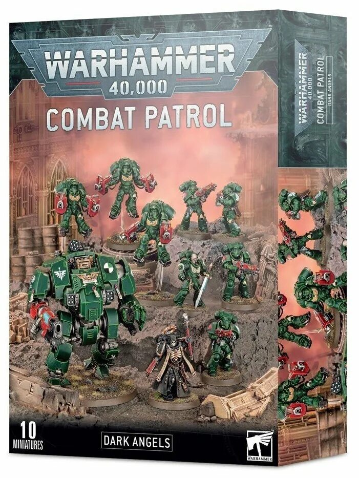 Combat patrol warhammer. Warhammer 40000 Combat Patrol. Темные ангелы Combat Patrol. Warhammer 40000 Dark Angels Combat Patrol. Death Guard Combat Patrol.