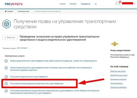 Госуслуги открытие категории