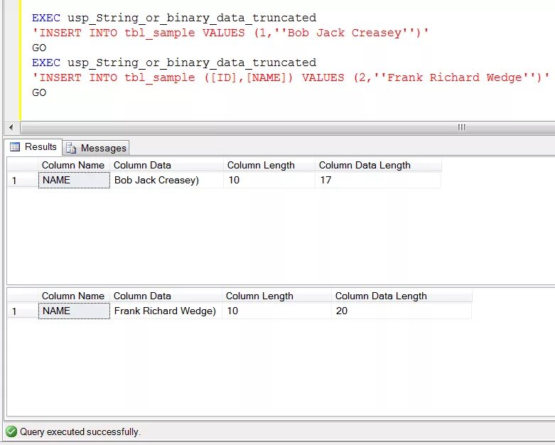 String or binary data would be truncated.. Binary SQL Тип данных. Binary String. Длина строки SQL.