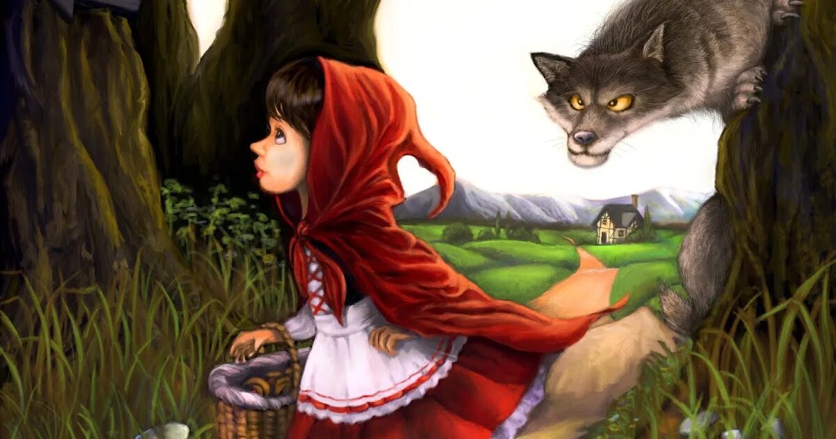 Красная шапочка концовка. Little red riding hood and the wolf. little red riding hood. эстонская красная шапочка. красная шапочка картина.
