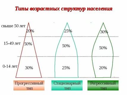 Прогрессивная структура населения страны