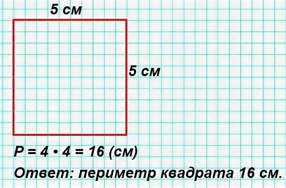 Периметр и сторона квадрата. Начерти 4 квадратных см. Начертить квадрат и найти его периметр. Вычисли периметр квадрата сторона которого 5 24