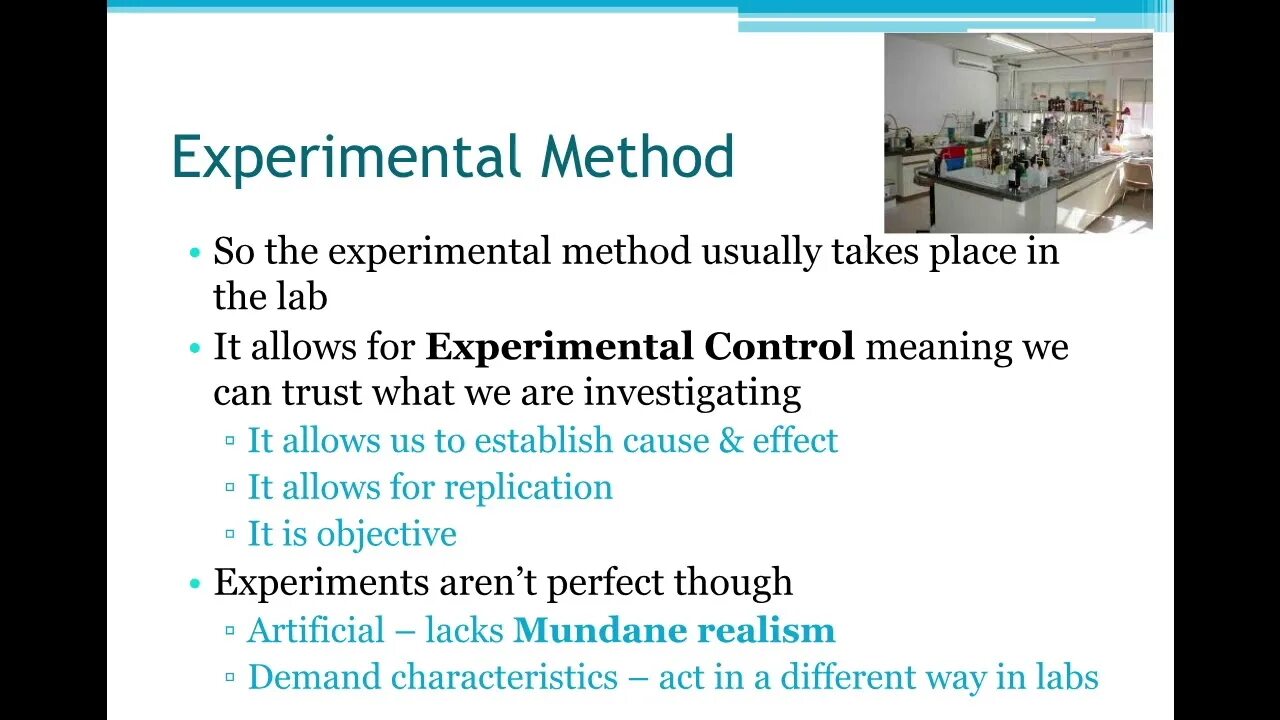 What is the idea of the experiment. Experimental method. research methods in psychology. limited objective experiment.