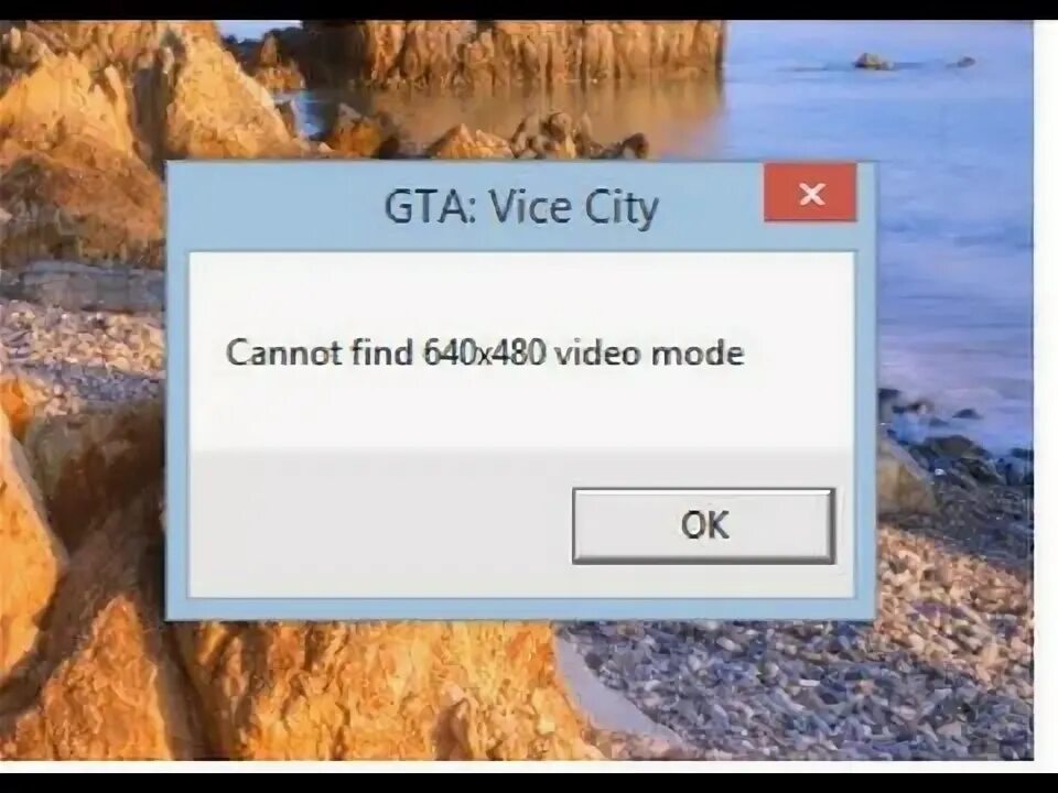 Cannot find 640x480