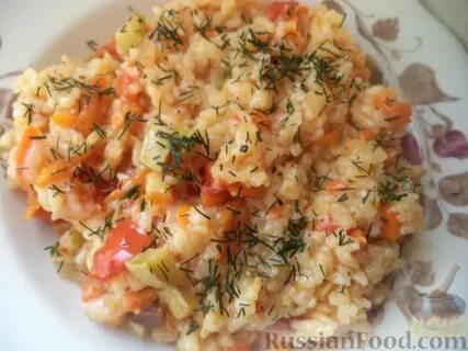 Каша с овощами в мультиварке