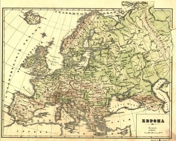 Первый русский географический атлас. Маркграфства Мейсен карта.