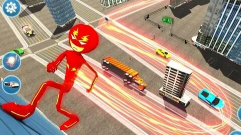 Stickman the flash
