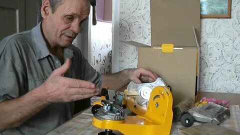 Заточка цепи бензопилы станком чемпион