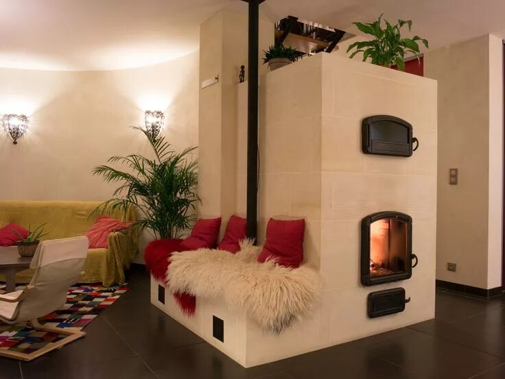 Фотографии - Гостиная в стиле Лофт - InMyRoom.ru Chimenea exenta, Sala de estar 