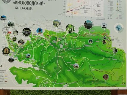 Маршруты на карте кисловодска