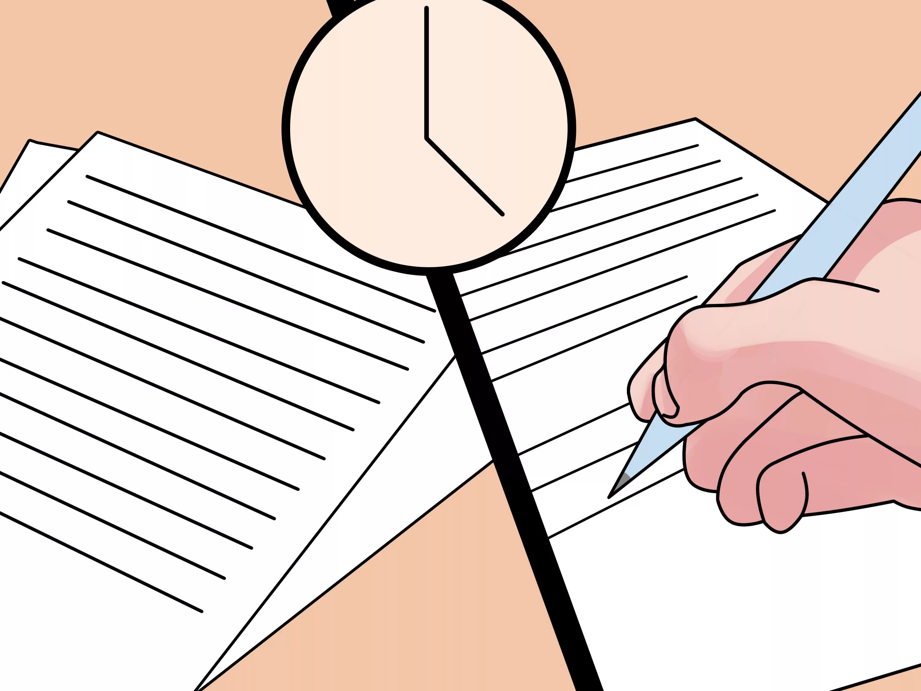 To write