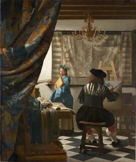 Ян Вермеер, крещён 31 октября 1632, Дельфт, Нидерланды Мастерская художника.