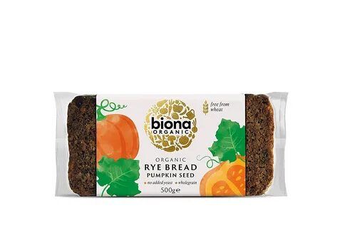 Biona Organic - Rye Bread Pumpkin of Seed 6 500g Indefinitely Case. 