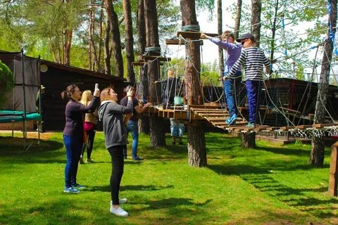 День рождения в веревочном парке