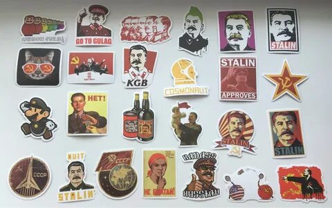 Советские наклейки