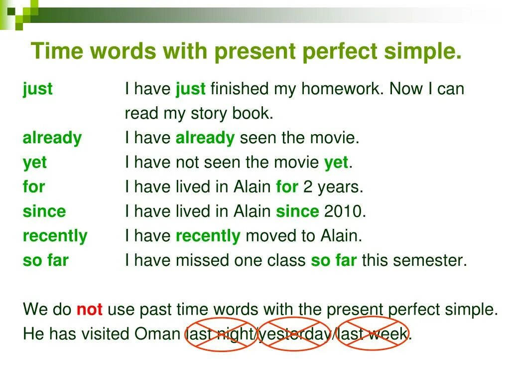 Present perfect simple употребление примеры. Yet present perfect. Предложения с just в present perfect. Предложения с yet в present perfect.