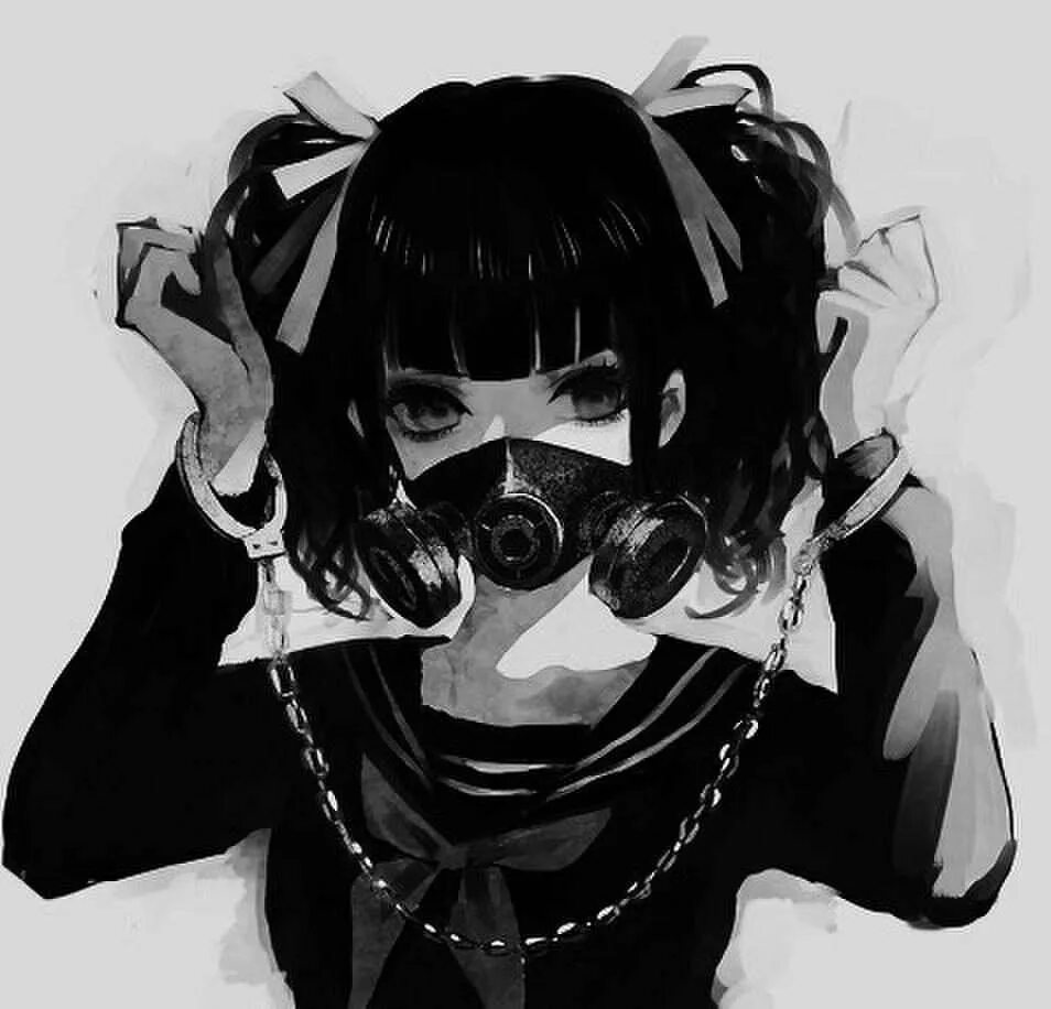 Tyan in a mask. Tyan in a mask